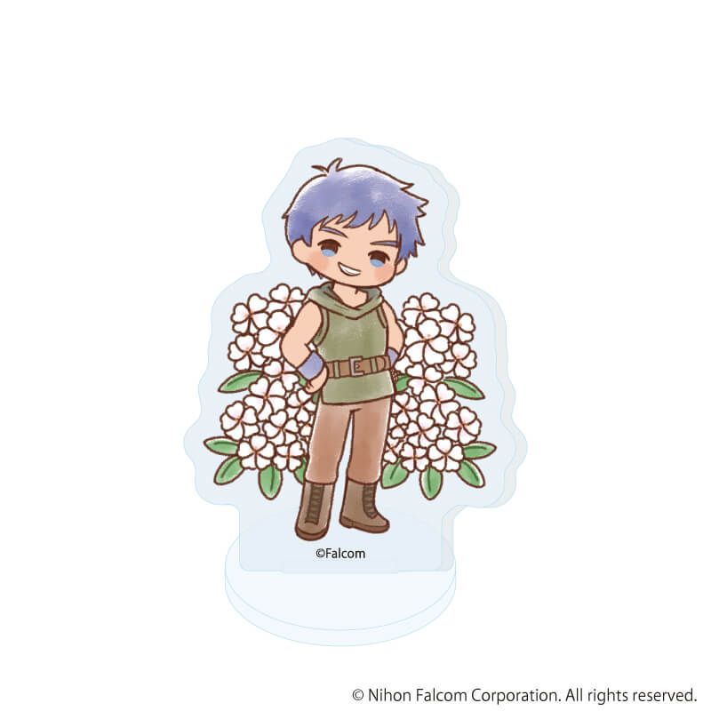 アクリルぷちスタンド「ファルコム45周年」04/コンプリートセット(全7種)(レトロアートイラスト)