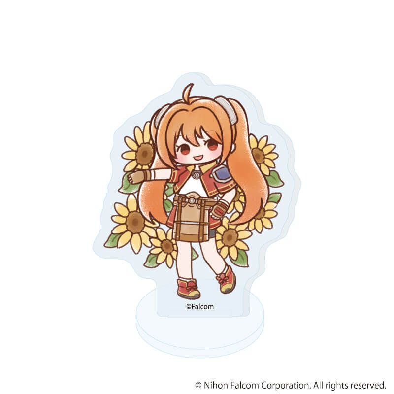 アクリルぷちスタンド「ファルコム45周年」01/コンプリートセット(全8種)(レトロアートイラスト)