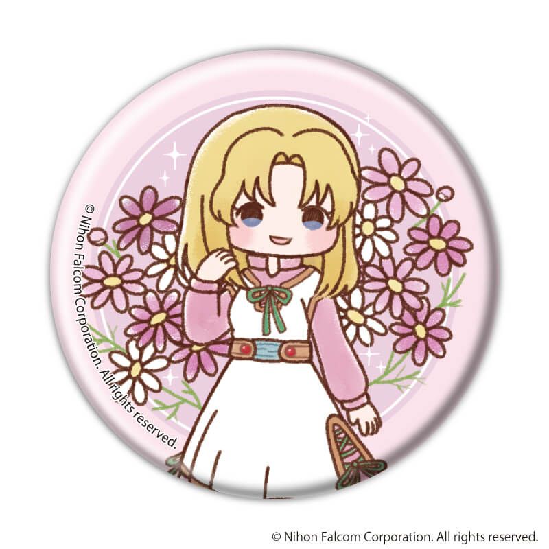 缶バッジ「ファルコム45周年」06/コンプリートセット(全8種)(レトロアートイラスト)