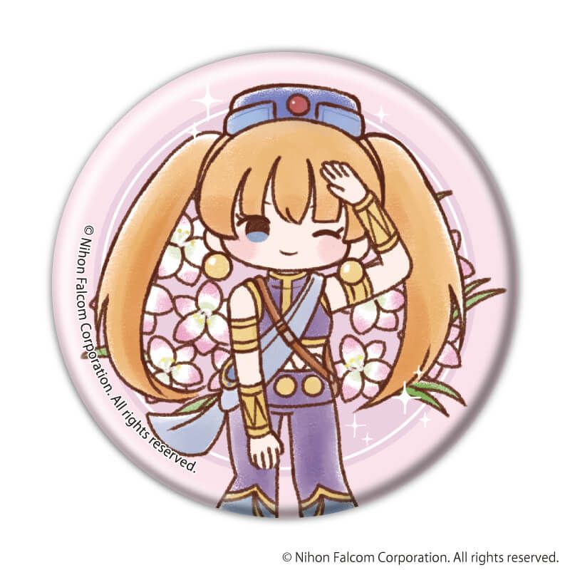 缶バッジ「ファルコム45周年」06/コンプリートセット(全8種)(レトロアートイラスト)