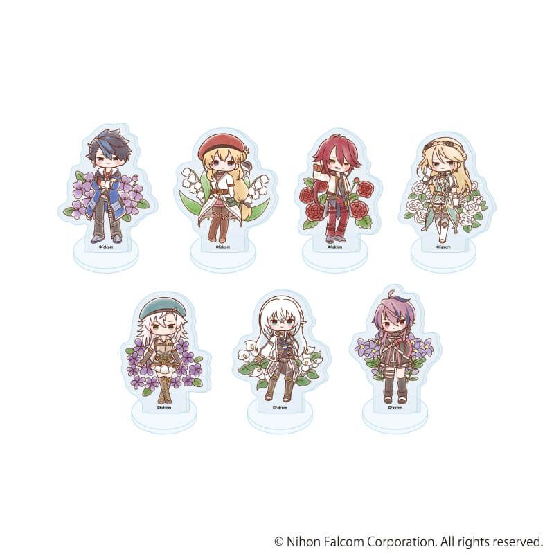 アクリルぷちスタンド「ファルコム45周年」03/ブラインド(7種)(レトロアートイラスト)