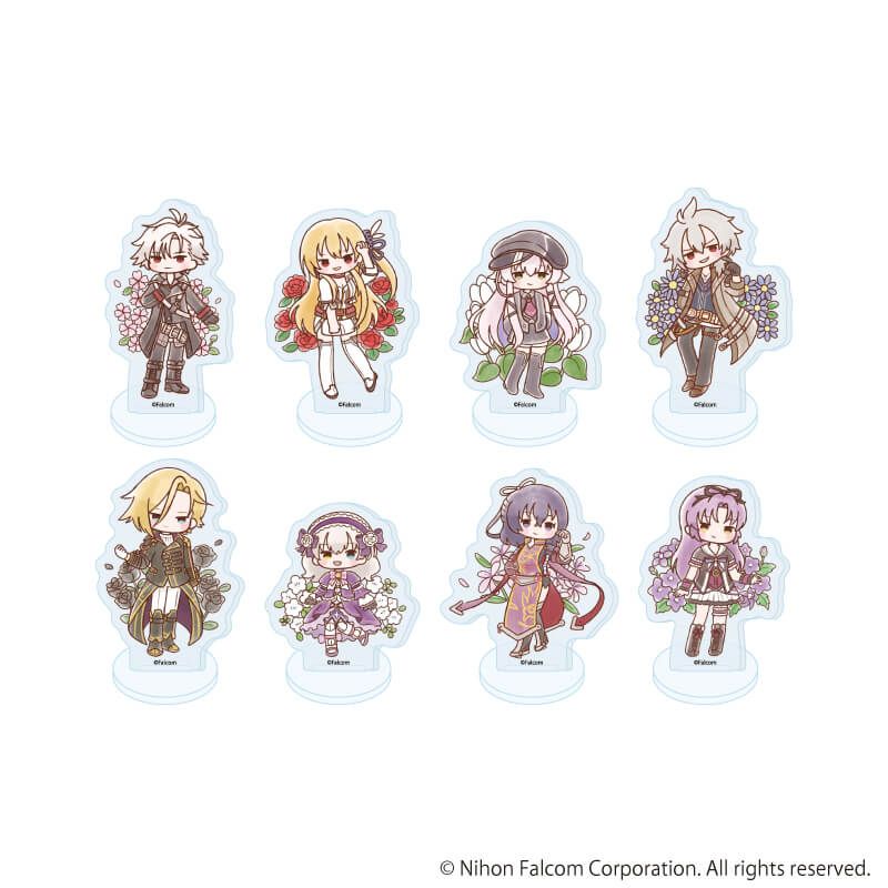アクリルぷちスタンド「ファルコム45周年」02/ブラインド(8種)(レトロアートイラスト)