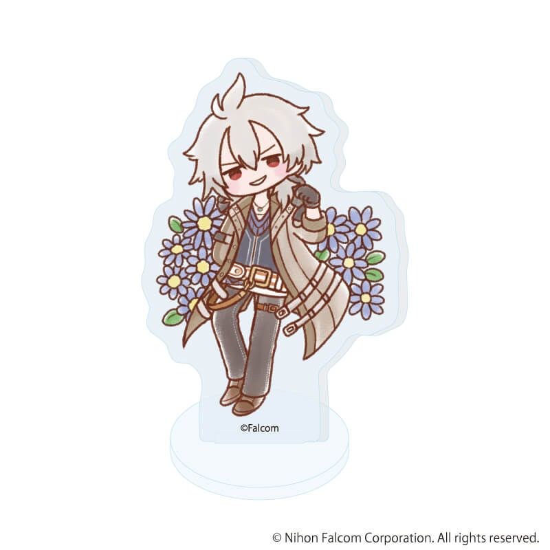 アクリルぷちスタンド「ファルコム45周年」02/ブラインド(8種)(レトロアートイラスト)