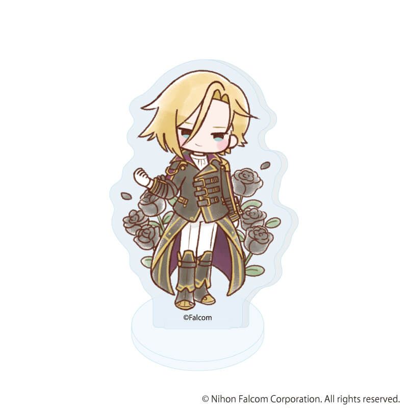 アクリルぷちスタンド「ファルコム45周年」02/ブラインド(8種)(レトロアートイラスト)