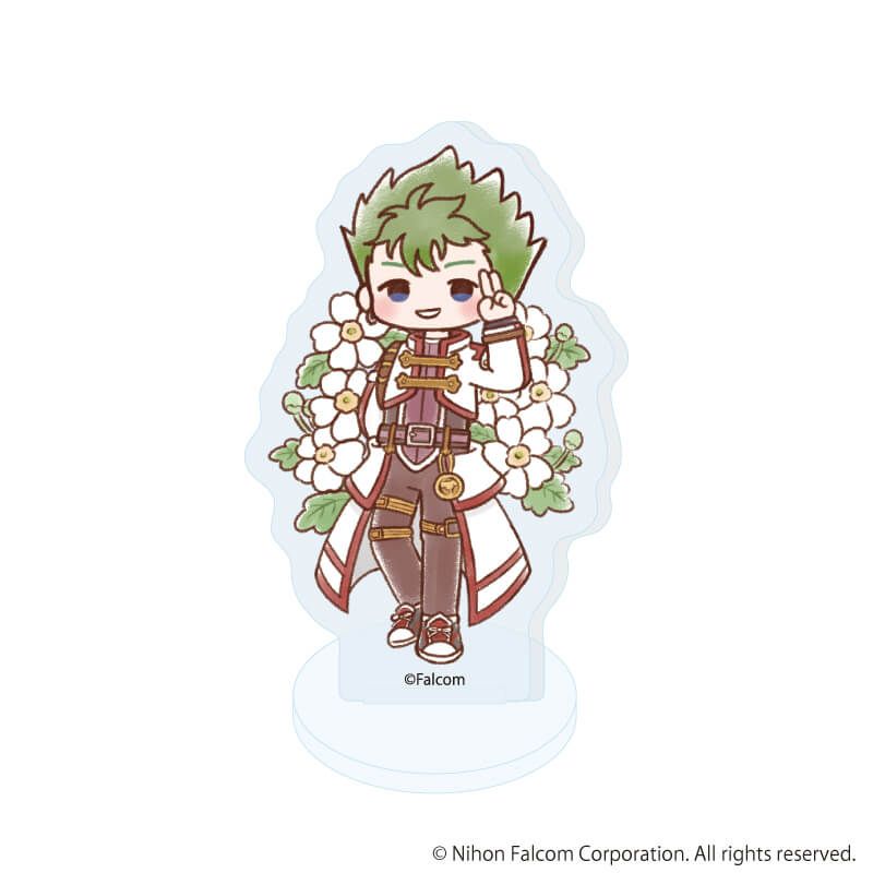 アクリルぷちスタンド「ファルコム45周年」01/ブラインド(8種)(レトロアートイラスト)