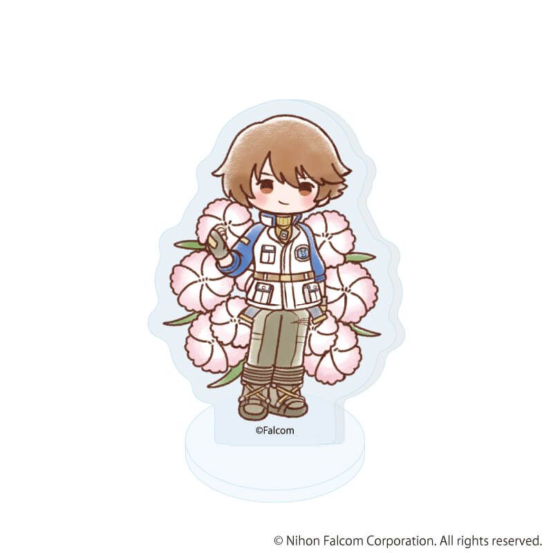 アクリルぷちスタンド「ファルコム45周年」01/ブラインド(8種)(レトロアートイラスト)