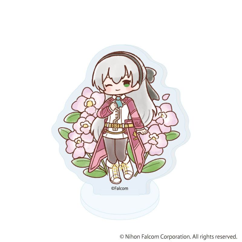 アクリルぷちスタンド「ファルコム45周年」01/ブラインド(8種)(レトロアートイラスト)