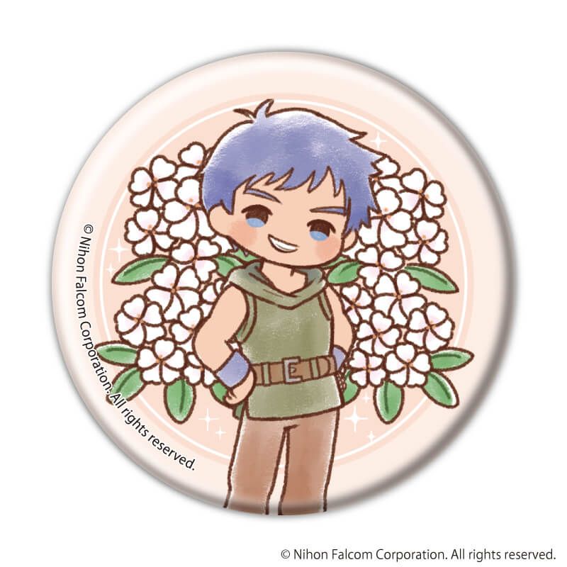 缶バッジ「ファルコム45周年」05/ブラインド(7種)(レトロアートイラスト)