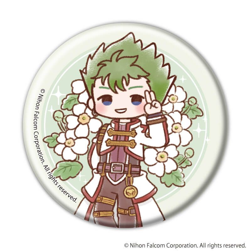 缶バッジ「ファルコム45周年」02/ブラインド(8種)(レトロアートイラスト)