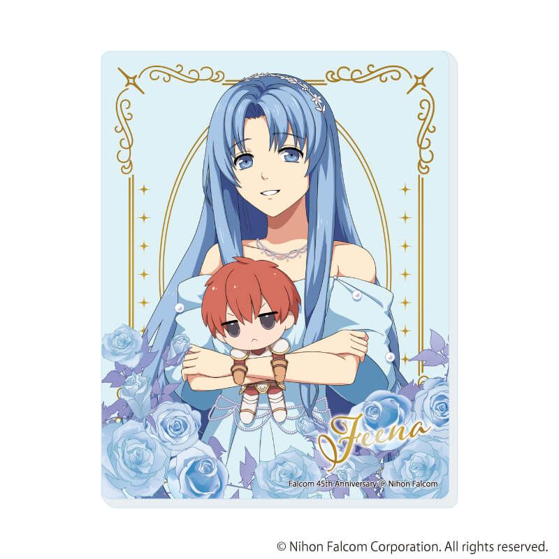 アクリルカード「ファルコム45周年」01/ブラインド(4種)(描き起こしイラスト)