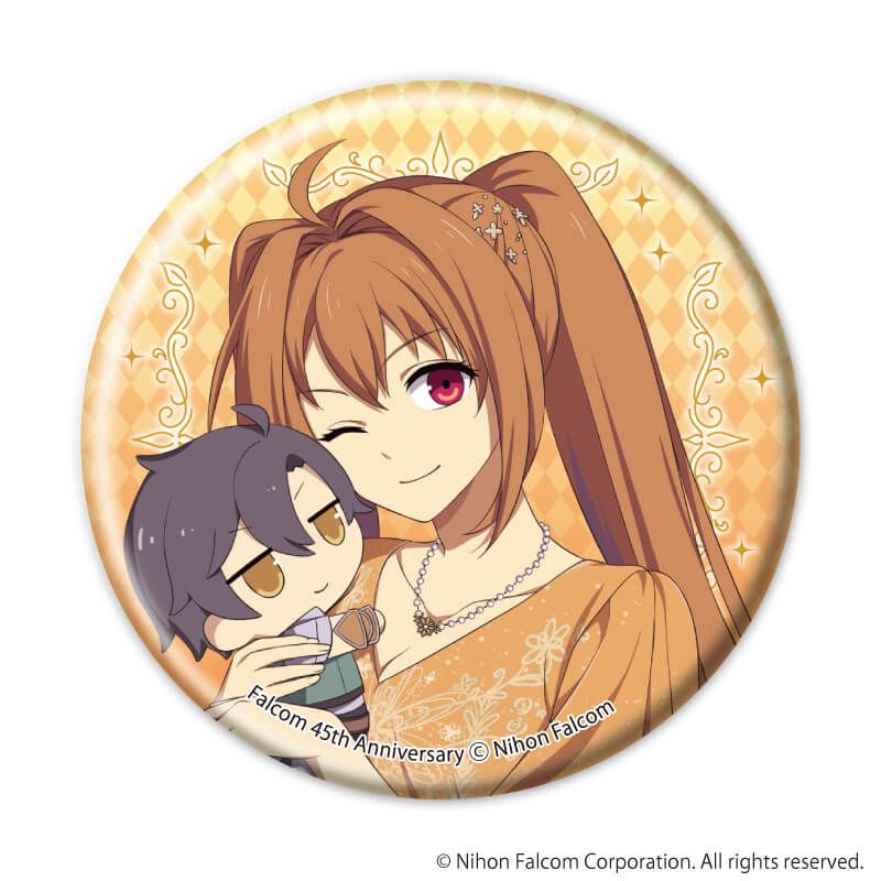 缶バッジ「ファルコム45周年」01/ブラインド(4種)(描き起こしイラスト)