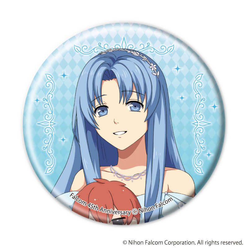缶バッジ「ファルコム45周年」01/ブラインド(4種)(描き起こしイラスト)