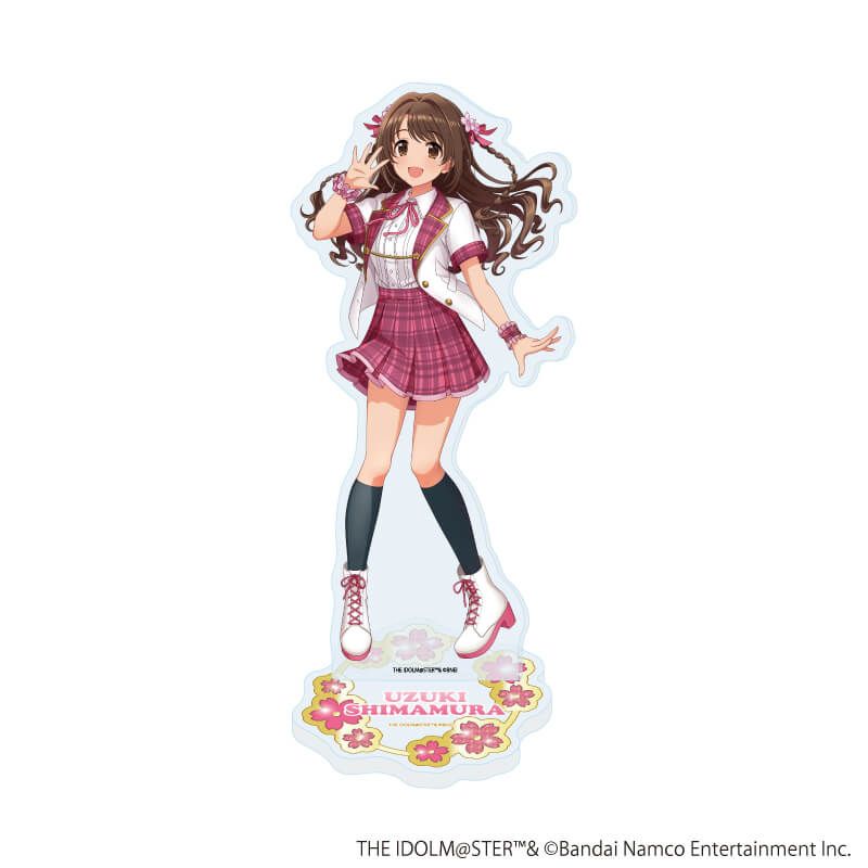 アクリルスタンド「アイドルマスター シンデレラガールズ」28/島村卯月 制服アイドル衣装風(描き下ろしイラスト)