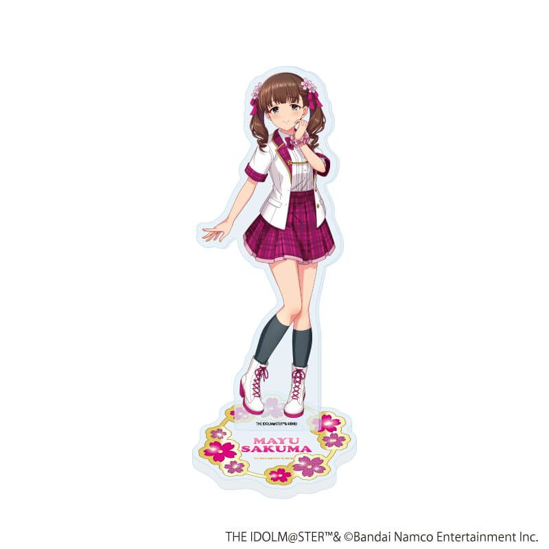 アクリルスタンド「アイドルマスター シンデレラガールズ」26/佐久間まゆ 制服アイドル衣装風(描き下ろしイラスト)