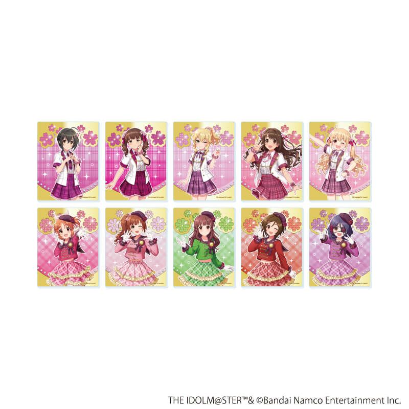 アクリルカード「アイドルマスター シンデレラガールズ」08/制服アイドル衣装風 コンプリートセット(全10種)(描き下ろしイラスト)