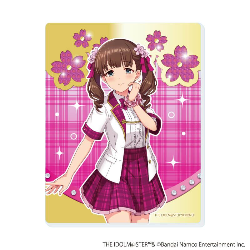 アクリルカード「アイドルマスター シンデレラガールズ」08/制服アイドル衣装風 トレーディング(10種)(描き下ろしイラスト)