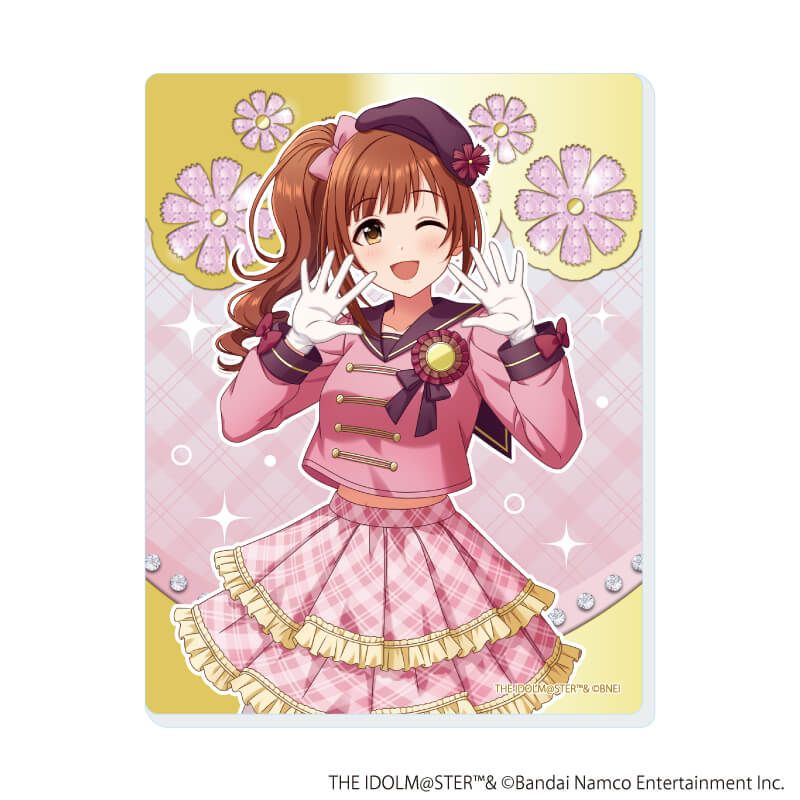 アクリルカード「アイドルマスター シンデレラガールズ」08/制服アイドル衣装風 トレーディング(10種)(描き下ろしイラスト)