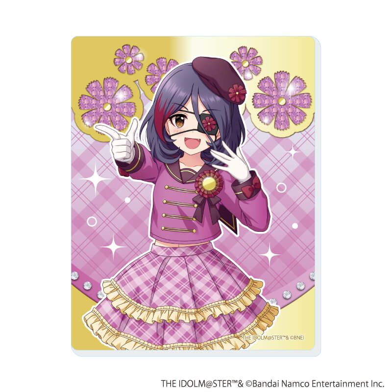 アクリルカード「アイドルマスター シンデレラガールズ」08/制服アイドル衣装風 トレーディング(10種)(描き下ろしイラスト)