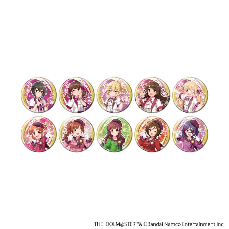 缶バッジ「アイドルマスター シンデレラガールズ」19/制服アイドル衣装風 トレーディング(10種)(描き下ろしイラスト)