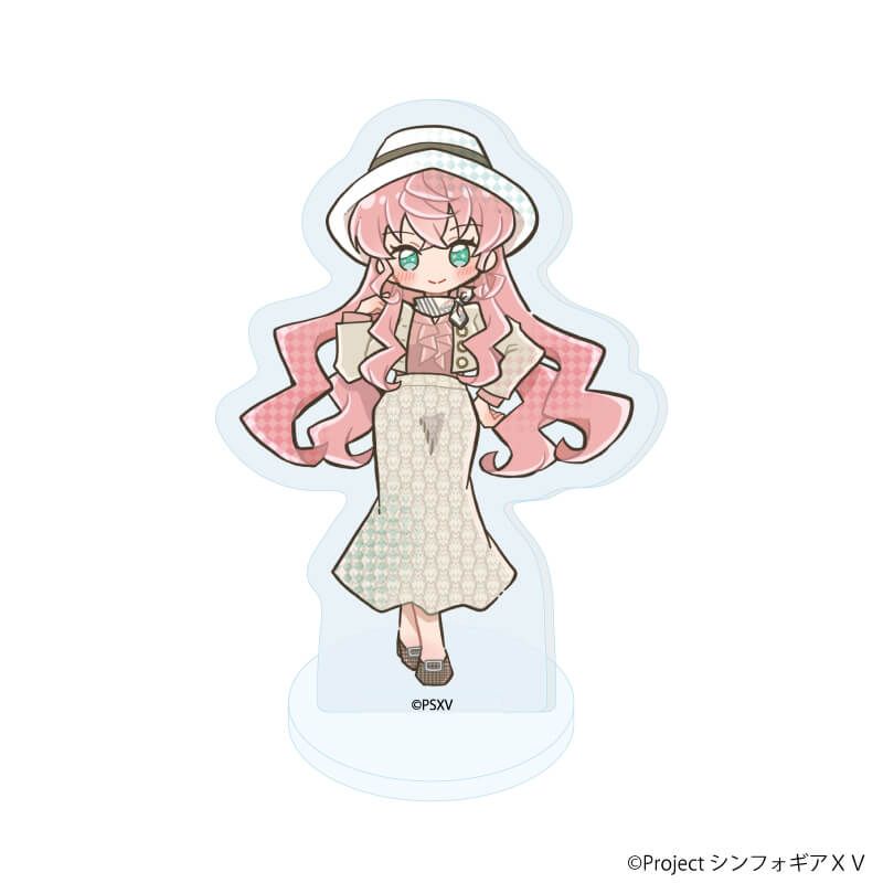 アクリルぷちスタンド「戦姫絶唱シンフォギアＸＶ」17/コンプリートセット(全8種) 雑誌モデルVer.(POP Artイラスト)