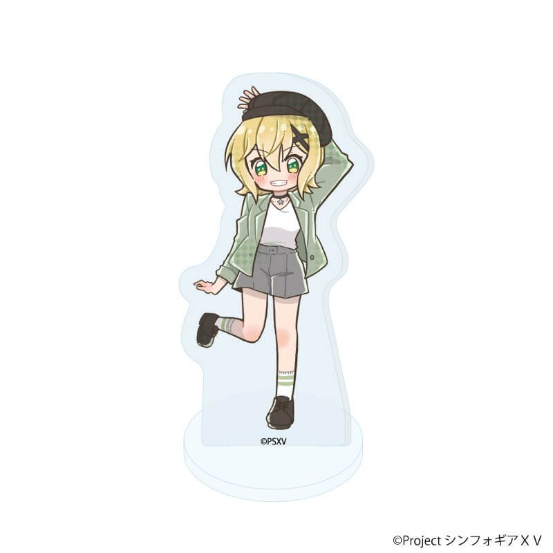 アクリルぷちスタンド「戦姫絶唱シンフォギアＸＶ」17/コンプリートセット(全8種) 雑誌モデルVer.(POP Artイラスト)