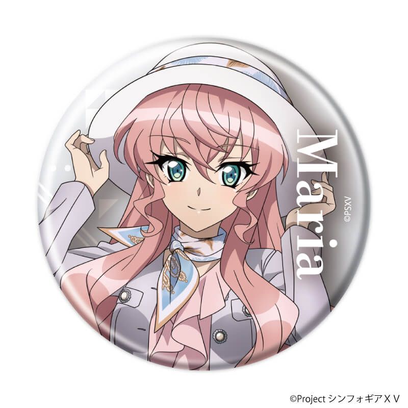 缶バッジ「戦姫絶唱シンフォギアＸＶ」28/コンプリートセット(全8種) 雑誌モデルVer.(描き下ろしイラスト)