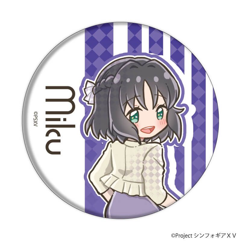 缶バッジ「戦姫絶唱シンフォギアＸＶ」29/ブラインド(8種) 雑誌モデルVer.(POP Artイラスト)