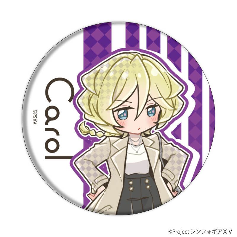 缶バッジ「戦姫絶唱シンフォギアＸＶ」29/ブラインド(8種) 雑誌モデルVer.(POP Artイラスト)