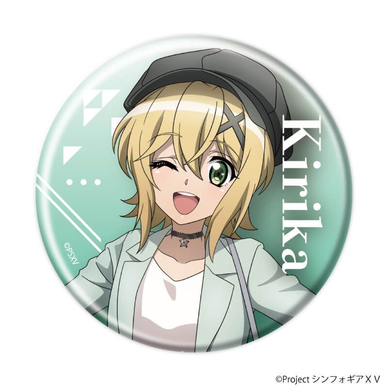 缶バッジ「戦姫絶唱シンフォギアＸＶ」28/ブラインド(8種) 雑誌モデルVer.(描き下ろしイラスト)