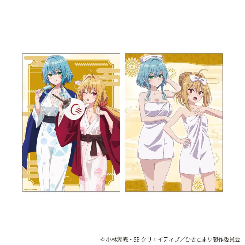 A4静電気ポスター(2枚セット)「ひきこまり吸血姫の悶々」02/集合デザイン B(描き下ろしイラスト)