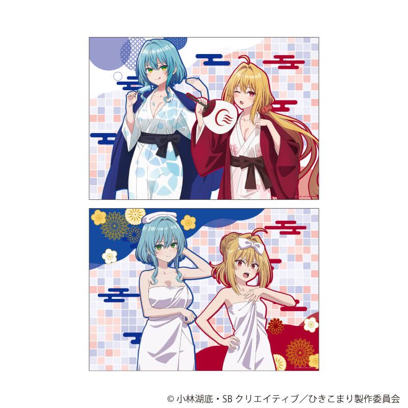 A4静電気ポスター(2枚セット)「ひきこまり吸血姫の悶々」01/集合デザイン A(描き下ろしイラスト)