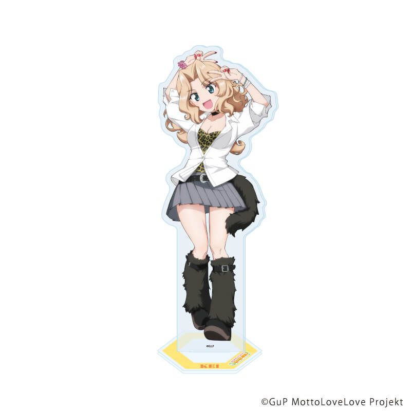 アクリルスタンド「ガールズ＆パンツァー もっとらぶらぶ作戦です！」29/ケイ 制服アレンジver.(描き下ろしイラスト)