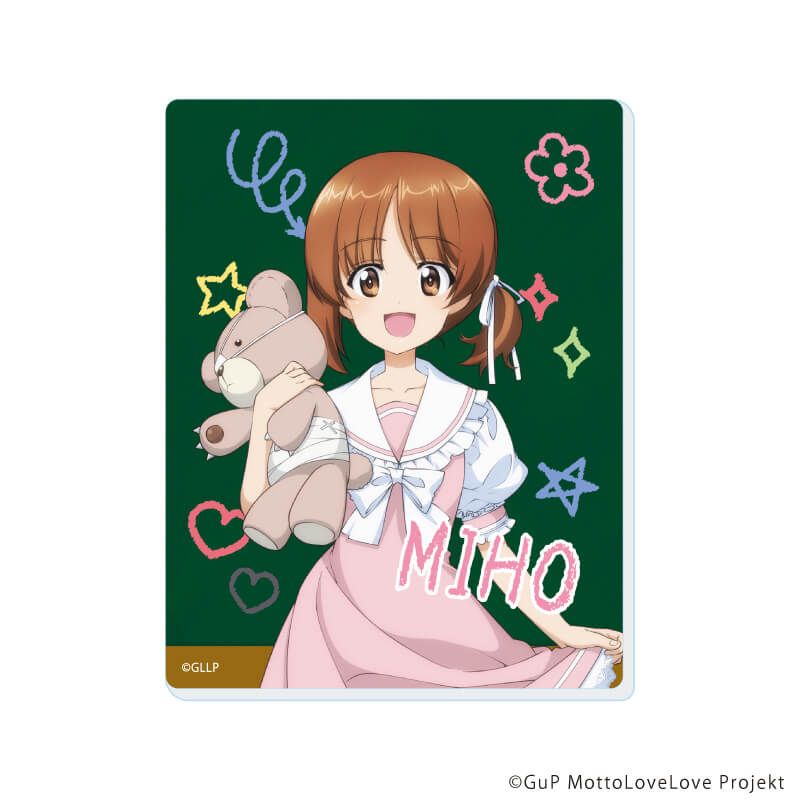 アクリルカード「ガールズ＆パンツァー もっとらぶらぶ作戦です！」06/制服アレンジver. コンプリートセット(全6種)(描き下ろしイラスト)