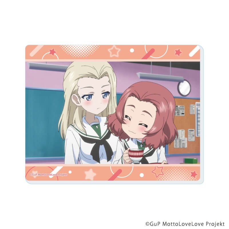アクリルカード「ガールズ＆パンツァー もっとらぶらぶ作戦です！」07/トレーディング(10種)(場面写イラスト)