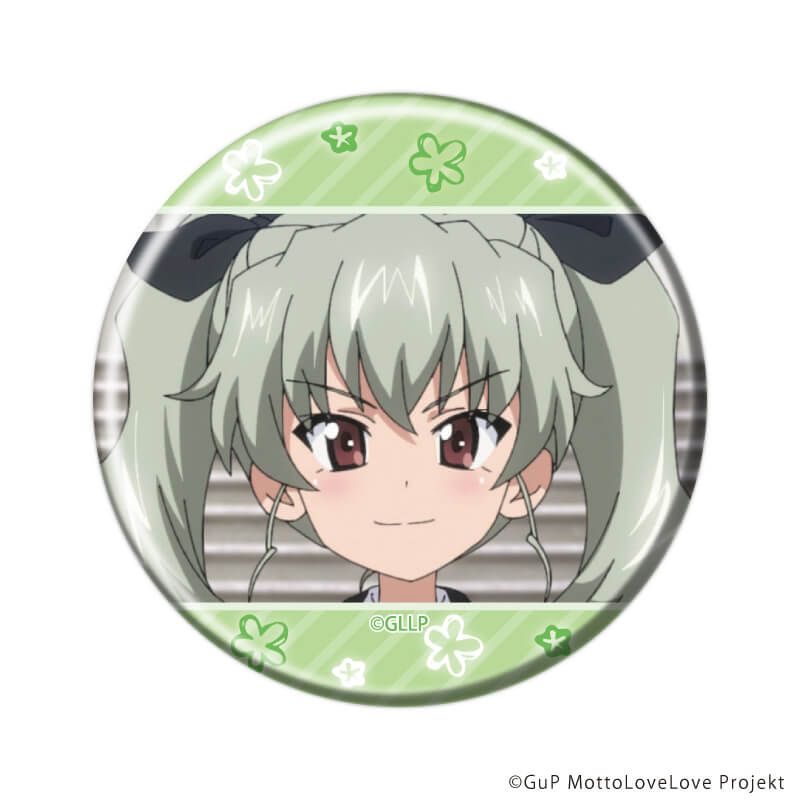 缶バッジ「ガールズ＆パンツァー もっとらぶらぶ作戦です！」14/トレーディング(10種)(場面写イラスト)