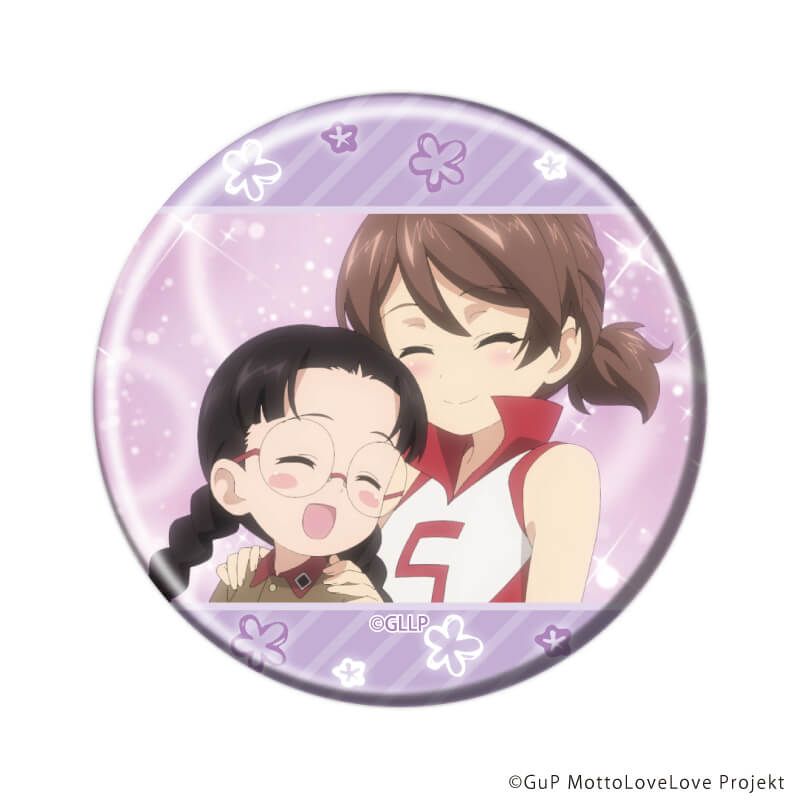 缶バッジ「ガールズ＆パンツァー もっとらぶらぶ作戦です！」14/トレーディング(10種)(場面写イラスト)