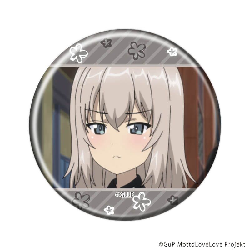 缶バッジ「ガールズ＆パンツァー もっとらぶらぶ作戦です！」14/トレーディング(10種)(場面写イラスト)