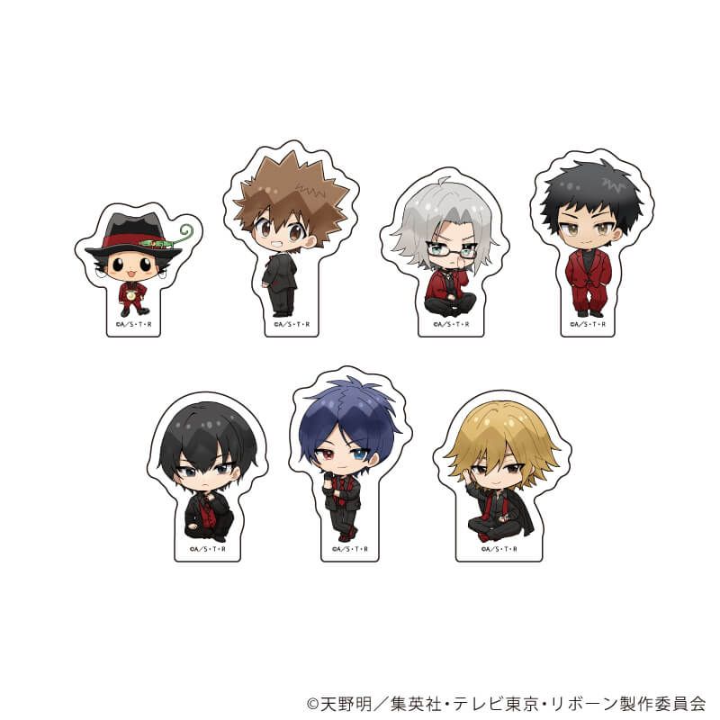 フレークシール(7種セット)「家庭教師ヒットマンREBORN!」01/集合デザイン(ミニキャライラスト)