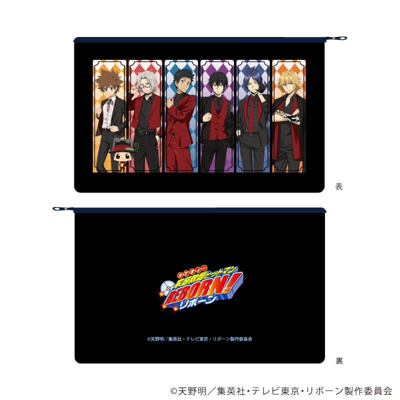 キャラポーチ「家庭教師ヒットマンREBORN!」07/コマ割りデザイン(描き下ろしイラスト)