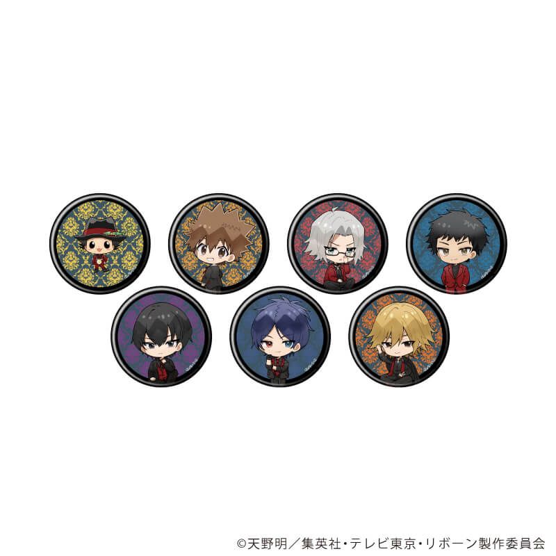 缶バッジ「家庭教師ヒットマンREBORN!」76/コンプリートセット(全7種)(ミニキャライラスト)