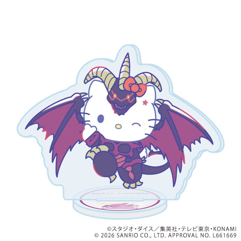 アクリルぷちスタンド「遊☆戯☆王5D's×サンリオキャラクターズ」01/コンプリートセット(全6種)(コラボイラスト)