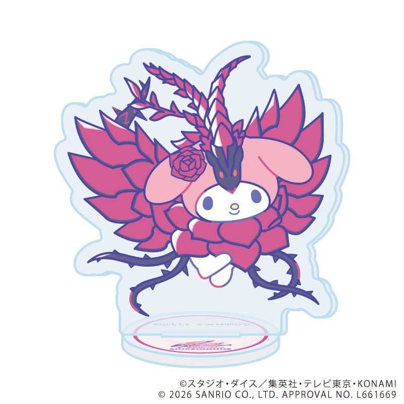 アクリルぷちスタンド「遊☆戯☆王5D's×サンリオキャラクターズ」01/コンプリートセット(全6種)(コラボイラスト)