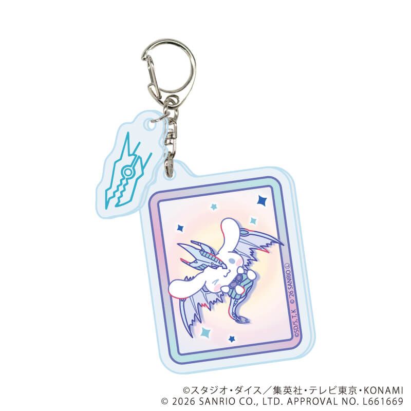 パーツ付きアクリルキーホルダー「遊☆戯☆王5D's×サンリオキャラクターズ」01/コンプリートセット(全6種)(コラボイラスト)