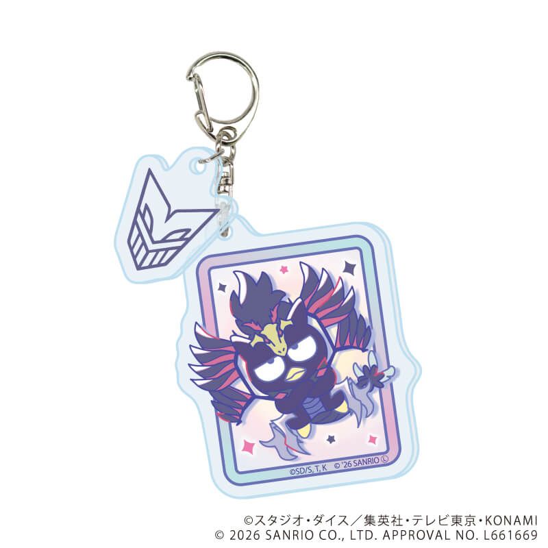 パーツ付きアクリルキーホルダー「遊☆戯☆王5D's×サンリオキャラクターズ」01/コンプリートセット(全6種)(コラボイラスト)