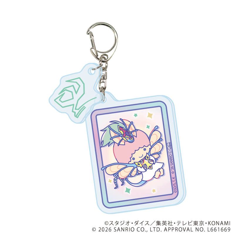 パーツ付きアクリルキーホルダー「遊☆戯☆王5D's×サンリオキャラクターズ」01/コンプリートセット(全6種)(コラボイラスト)