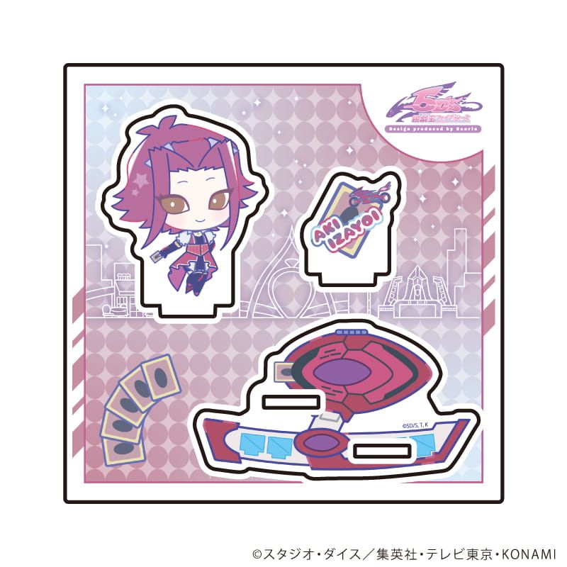 アクリルスタンドプレート「遊☆戯☆王5D's Design produced by Sanrio」04/十六夜アキ(コラボイラスト)