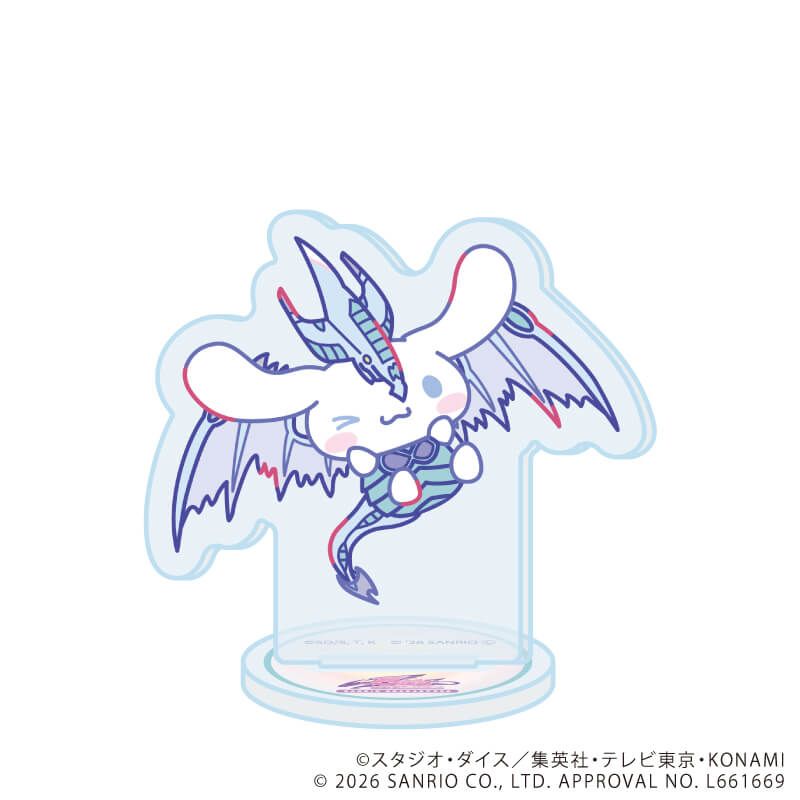 アクリルぷちスタンド「遊☆戯☆王5D's×サンリオキャラクターズ」01/ブラインド(6種)(コラボイラスト)