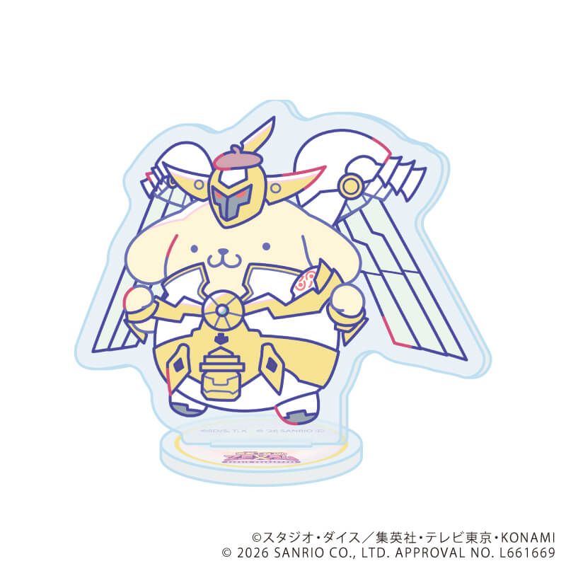 アクリルぷちスタンド「遊☆戯☆王ZEXAL×サンリオキャラクターズ」01/コンプリートセット(全5種)(コラボイラスト)