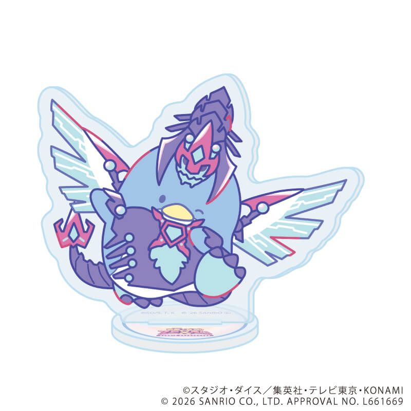 アクリルぷちスタンド「遊☆戯☆王ZEXAL×サンリオキャラクターズ」01/コンプリートセット(全5種)(コラボイラスト)