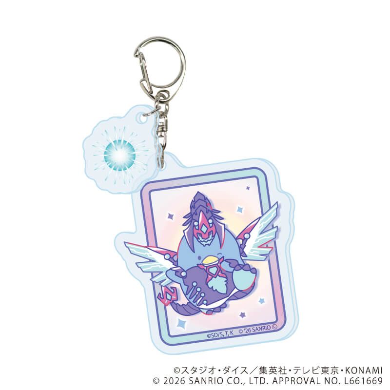 パーツ付きアクリルキーホルダー「遊☆戯☆王ZEXAL×サンリオキャラクターズ」01/コンプリートセット(全5種)(コラボイラスト)